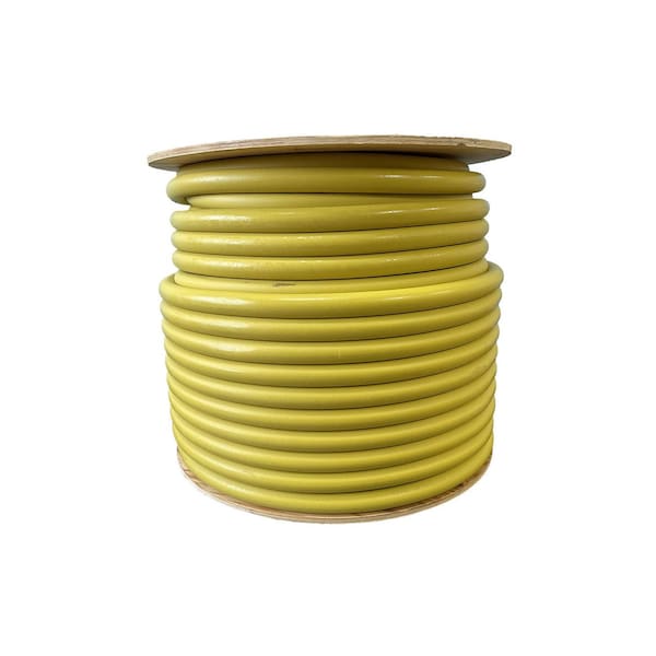Industrial Choice 3/4 x 400 ft Reel EPDM Air-Water-Light Chemical 300PSI Hose Yellow ICH-ER3/4-300YL-400reel-1pc - main